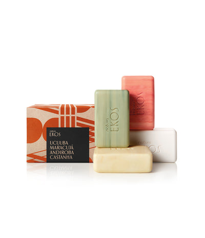 Ekos Multipack Bar Soap Set - Ucuuba, Castanha, Andiroba, Maracujá_mobile